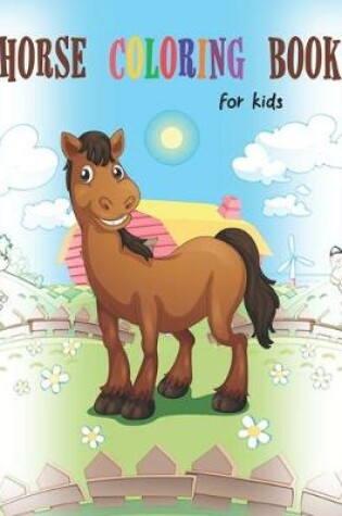 Cover of Horse Coloring Book for Kids