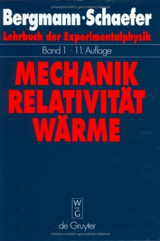 Cover of Mechanik, Relativität, Wärme