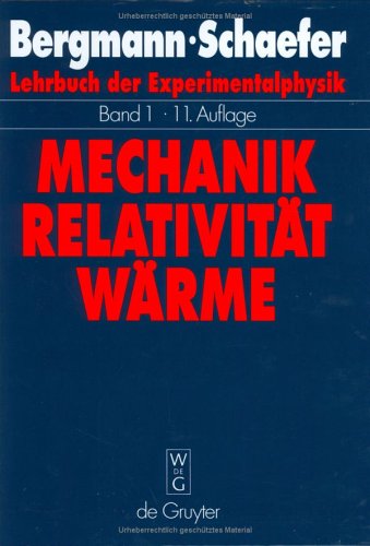 Book cover for Mechanik, Relativität, Wärme