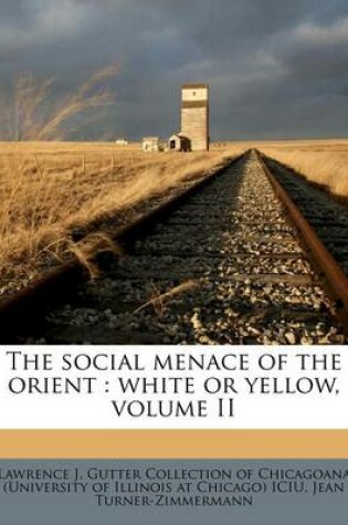 Cover of The Social Menace of the Orient
