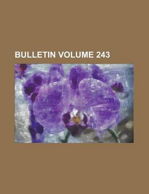 Book cover for Bulletin Volume 243