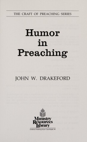 Book cover for Humor in Preaching