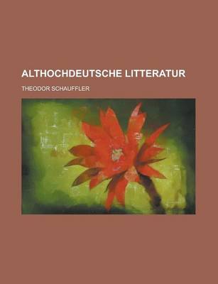 Book cover for Althochdeutsche Litteratur