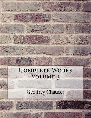 Book cover for Complete Works Volume 3