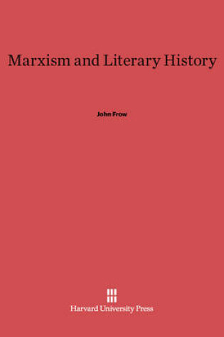 Cover of Marxism and Literary History