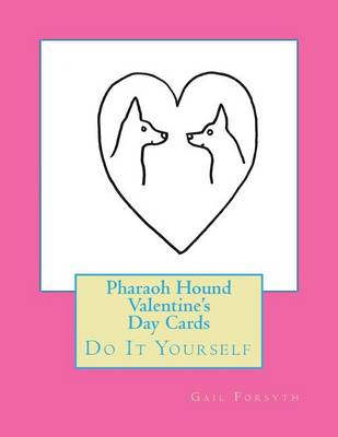 Book cover for Pharaoh Hound Valentine's Day Cards