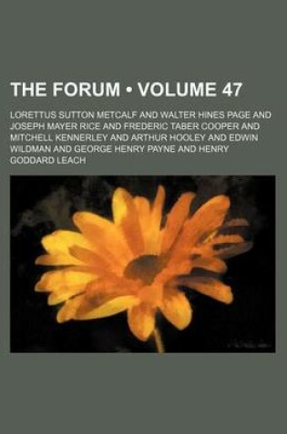 Cover of The Forum (Volume 47)