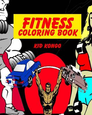 Book cover for Fitness Coloring Book