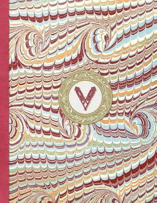 Book cover for Monogrammed V 2018 Diary Monthly & Weekly Planner