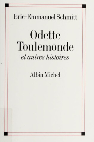 Cover of Odette Toulemonde Et Autres Histoires
