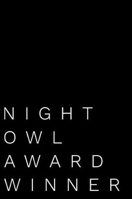 Book cover for Night Owl Award Winner