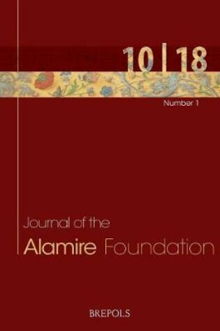 Cover of Journal of the Alamire Foundation 10/1 - 2018