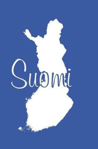 Cover of Suomi - Indigo Blue Lined Notebook with Margins (Finland)