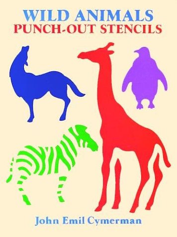 Book cover for Wild Animals: Punch-out Stencils