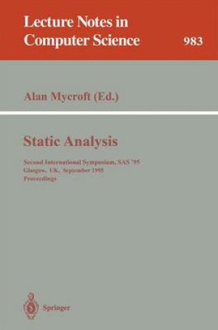 Cover of Static Analysis
