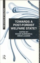 Cover of Towards a Post-Fordist Welfare State?