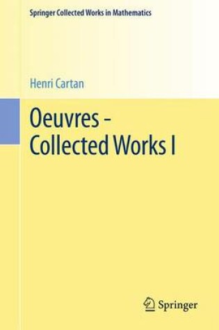 Cover of Oeuvres - Collected Works I