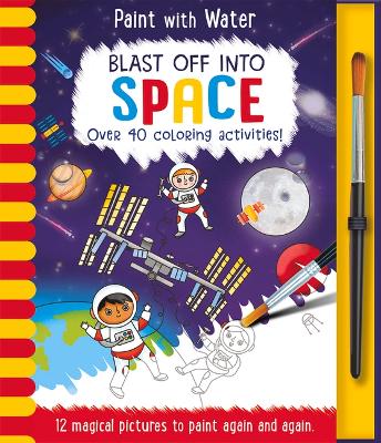 Book cover for Blast Off Into - Space, Mess Free Activity Book