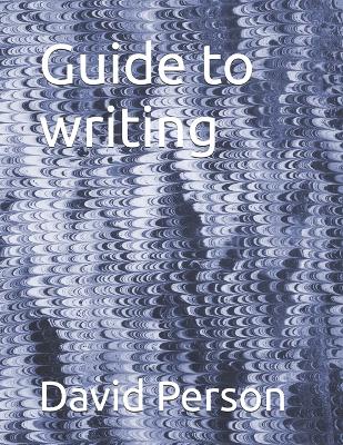 Book cover for Guide to writing