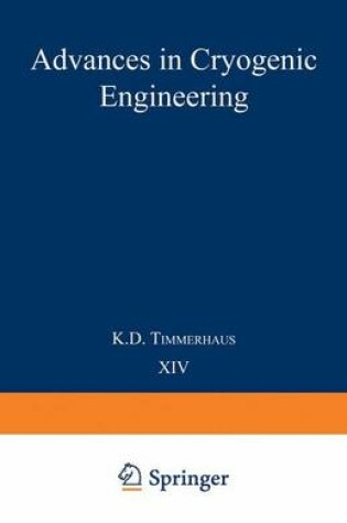 Cover of Advances in Cryogenic Engineering