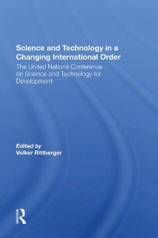 Cover of Science And Technology In A Changing International Order