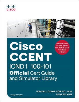 Book cover for CCENT ICND1 100-101 Official Cert Guide and Simulator Library