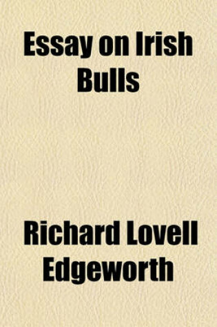 Cover of Essay on Irish Bulls