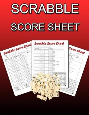 Book cover for Scrabble Score Sheet