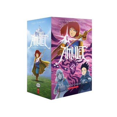 Book cover for Amulet Box set 1-8 Graphix