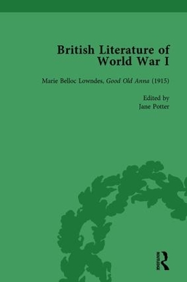 Book cover for British Literature of World War I, Volume 3