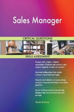 Cover of Sales Manager Critical Questions Skills Assessment