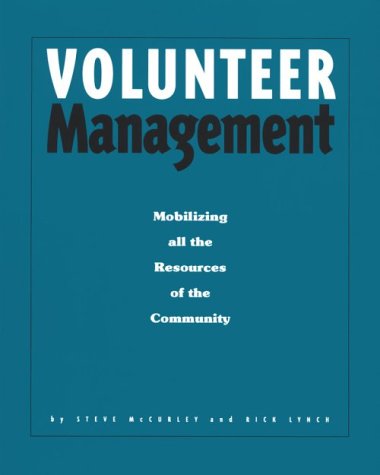 Book cover for Volunteer Management