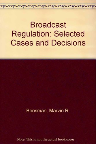 Book cover for Broadcast Regulation