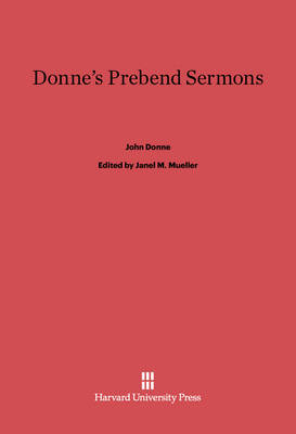 Book cover for Donne's Prebend Sermons