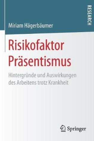 Cover of Risikofaktor Prasentismus