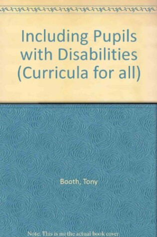 Cover of Including Pupils with Disabilities