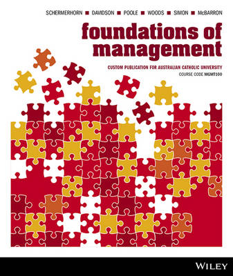 Book cover for (AUCM) Foundations of Management for Australian Catholic University