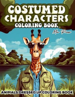 Book cover for Animals Dressed up Coloring book