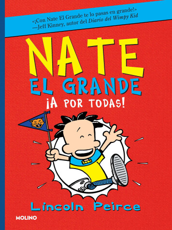 Book cover for ¡A por todas! / Big Nate Goes for Broke