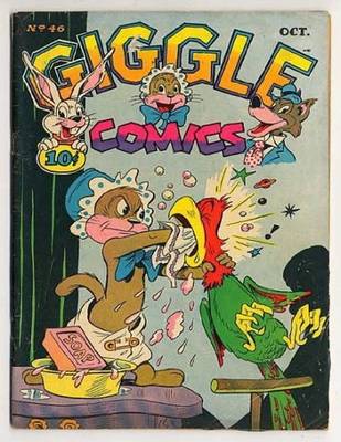 Book cover for Giggle Comics Number 46 Humor Comic Book