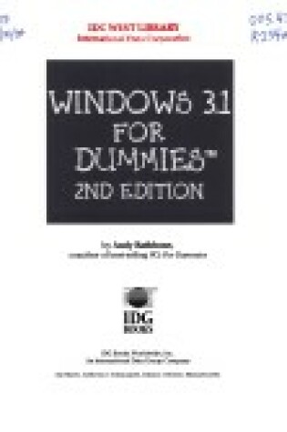 Cover of Windows 3.1 For Dummies