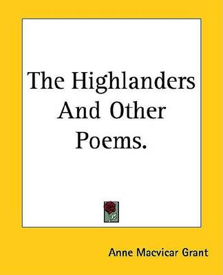 Book cover for The Highlanders and Other Poems.