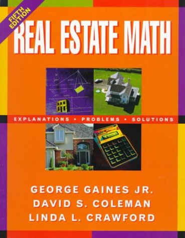 Book cover for Real Estate Math