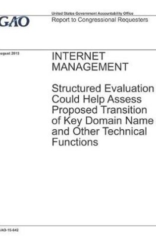 Cover of Internet Management