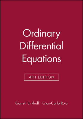 Book cover for Ordinary Differential Equations