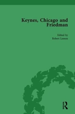 Cover of Keynes, Chicago and Friedman, Volume 1
