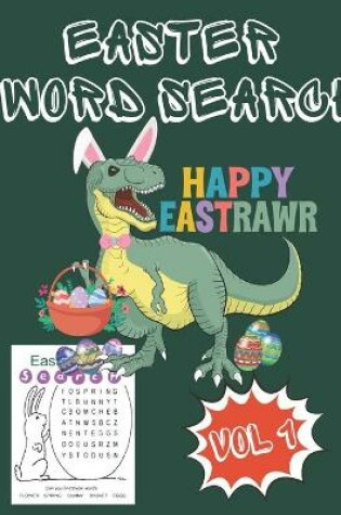 Cover of happy eastrawr easter word search