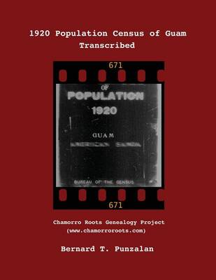 Book cover for 1920 Population Census of Guam