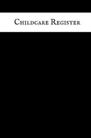 Cover of Childcare Register