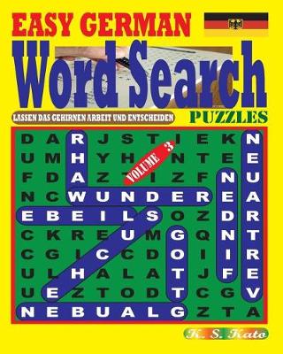 Book cover for Easy German Word Search Puzzles. Vol. 3